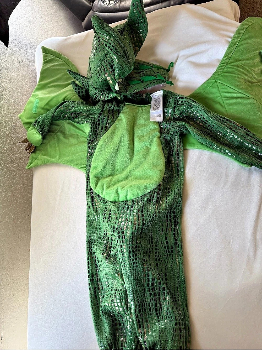 Pottery Barn Kids dragon Costume Green Kids Halloween Costume